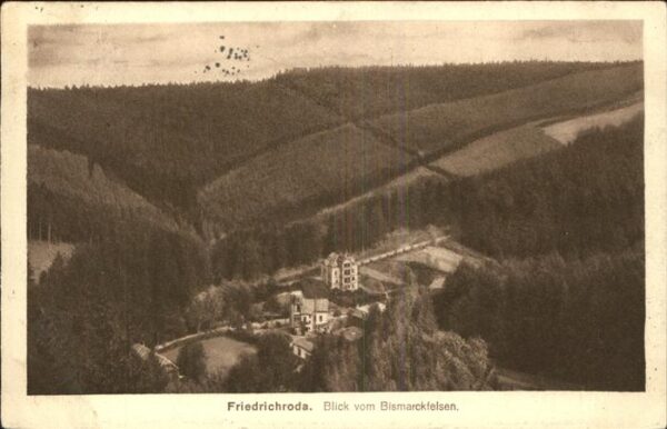 Friedrichroda vom Bismarckfelsen
