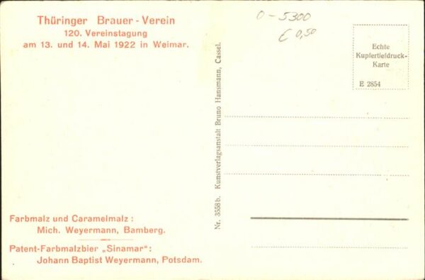 Weimar Thueringen Großherzogl. Schloß – Bild 2