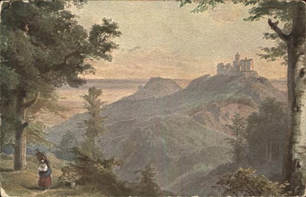 Wartburg Eisenach Künstlerkarte