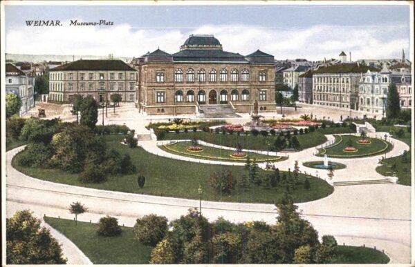 Weimar Thueringen Museums-Platz