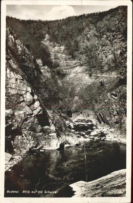 Bodetal Harz Schurre