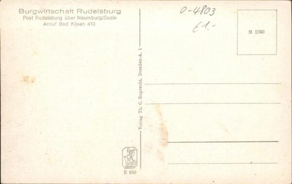 Rudelsburg Burg Saaleck – Bild 2