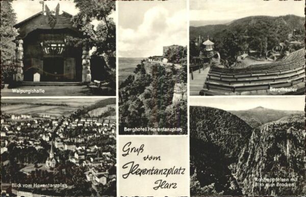 Brocken Harz Walpurgishalle Berghotel Hexentanzplatz
