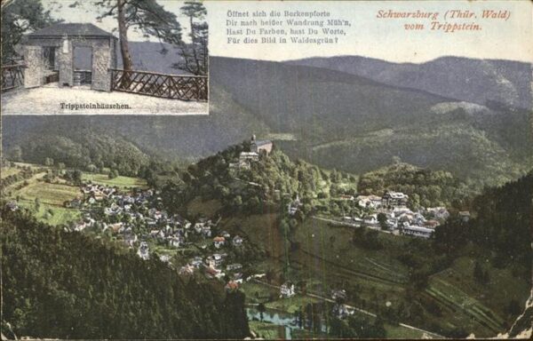 Schwarzburg Thueringer Wald Trippsteinhäuschen