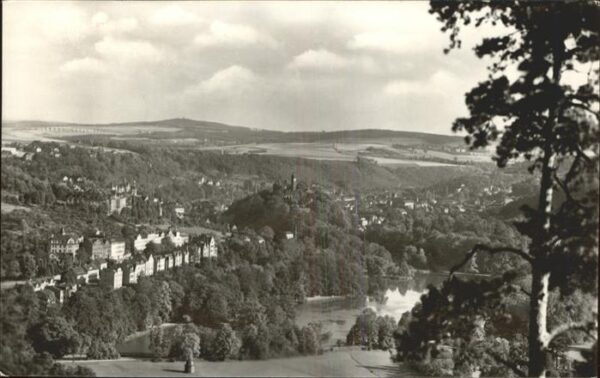 Greiz Thueringen vom weißen Kreuz