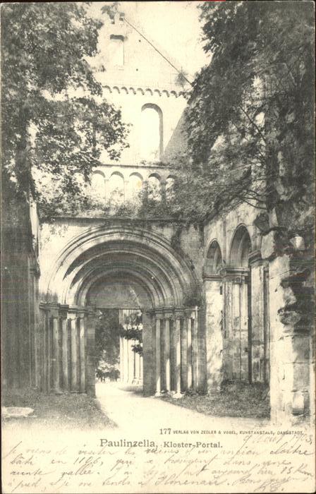 Paulinzella Kloster-Portal