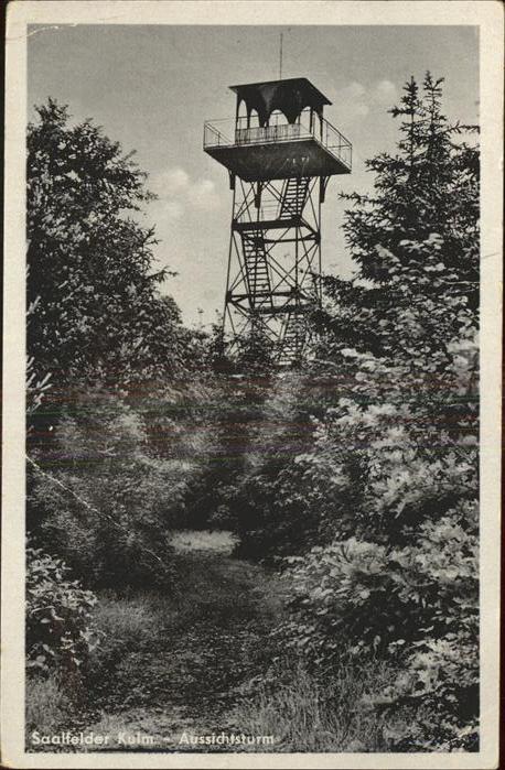 Saalfeld Saale Saalfelder Kulm Aussichtsturm