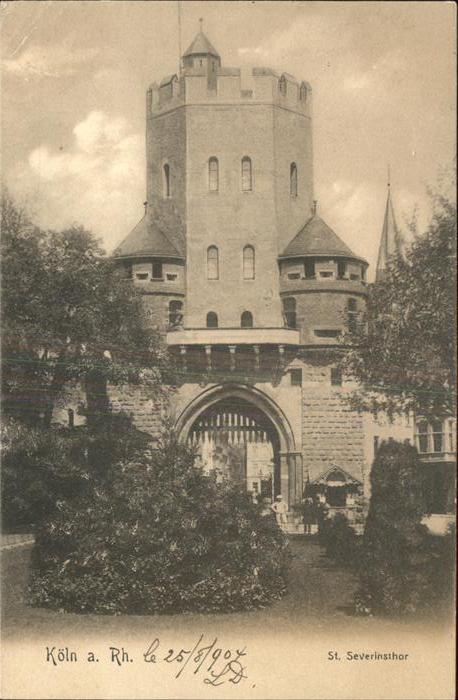 Koeln Rhein St. Severinsthor