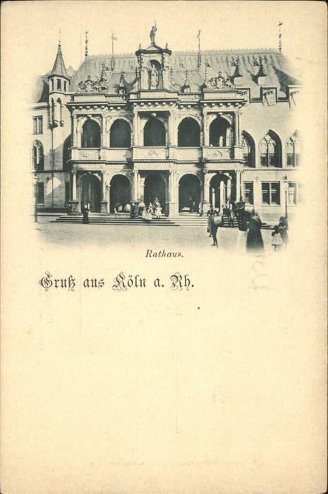 Koeln Rhein Rathaus