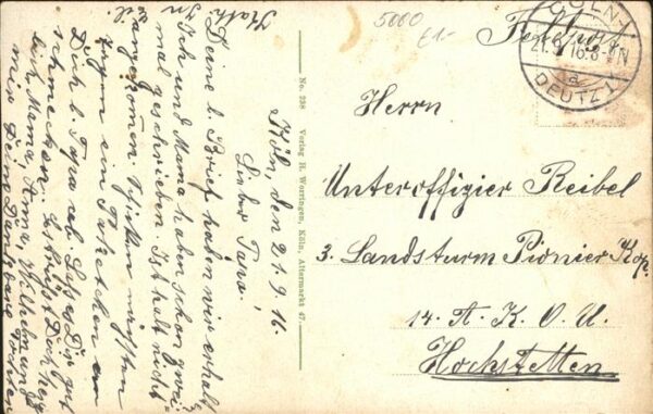 Koeln Rhein Kaiser Wilhelm-Ring Kaiser Wilhelm-Denk – Bild 2