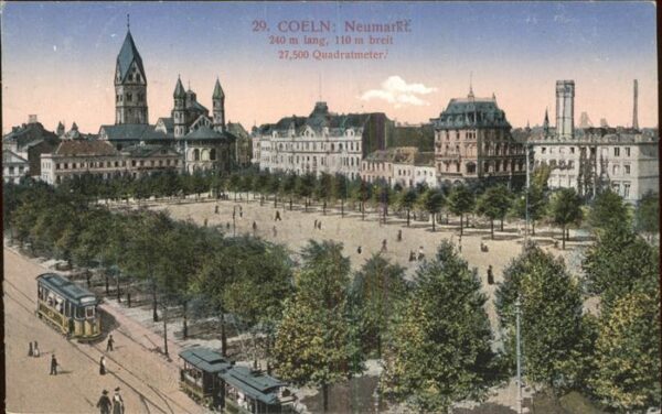 Koeln Rhein Neumarkt Straßenbahn