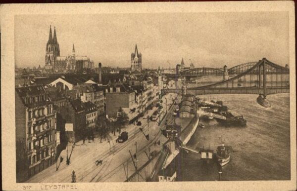 Koeln Rhein Leystapel