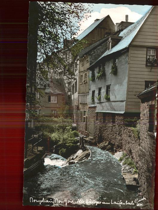 Monschau Alte Häuser am Laufenbach