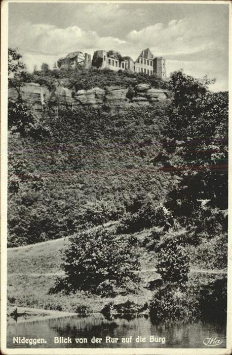Nideggen Eifel Burgblick