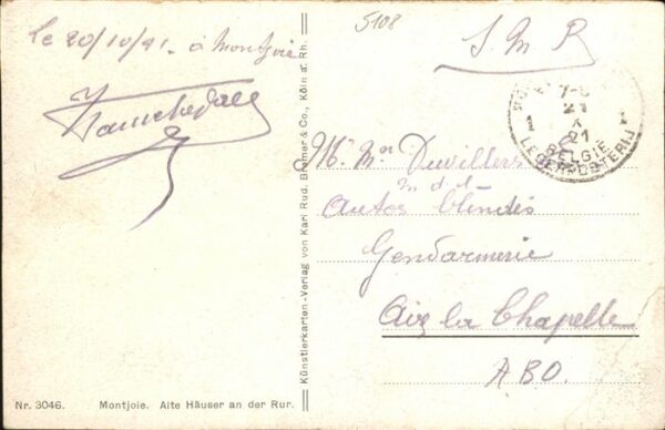 Montjoie Monschau Alte Häuser an der Rur – Bild 2