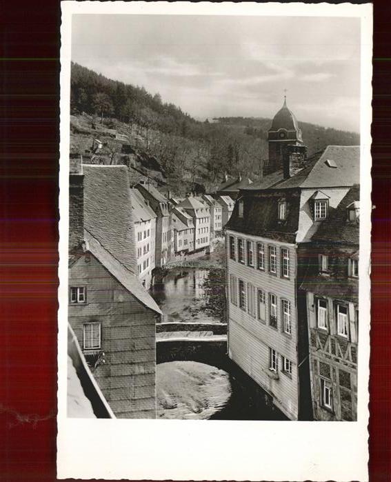 Monschau Alte Häuser Rur