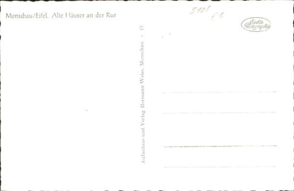 Monschau Alte Häuser Rur – Bild 2