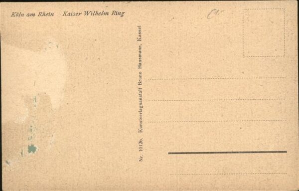 Koeln Rhein Kaiser Wilhelm Ring – Bild 2