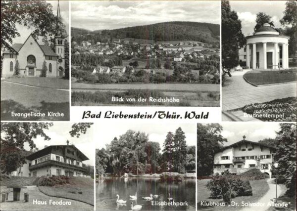 Bad Liebenstein Brunnentempel Evang. Kirche Haus Feodor