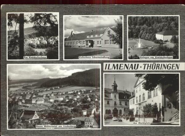 Ilmenau Thueringen Am Kreiskulturhaus Wohnviertel am Linde