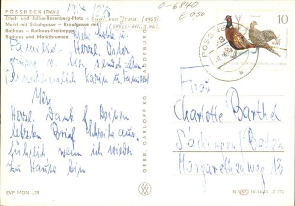 Poessneck Ethel- u. Julius-Rosenberg-Platz Markt – Bild 2