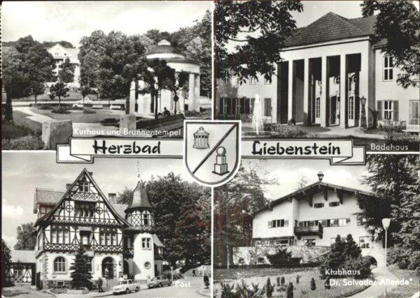 Bad Liebenstein Kurhaus Brunnentempel Badehaus Post