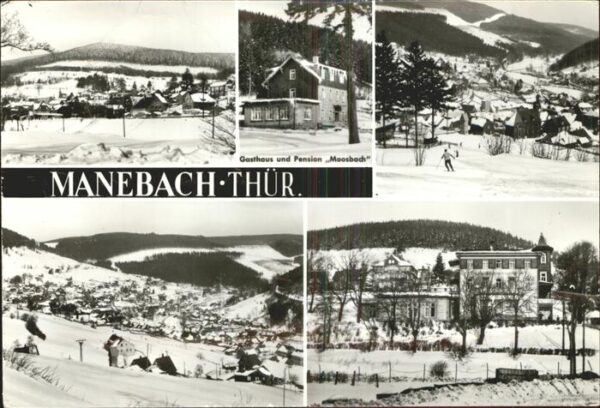 Manebach Gasthaus Pension Moosbach FDGB-Erholung