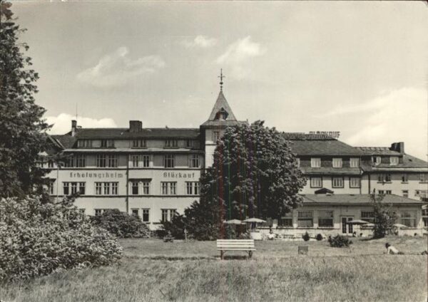 Oberhof Thueringen FDGB-Erholungsheim Glückauf