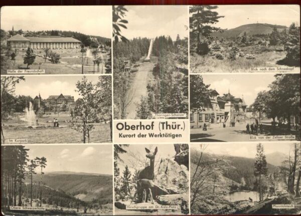 Oberhof Thueringen Halle der Freundschaft Im Kurpark Pfann