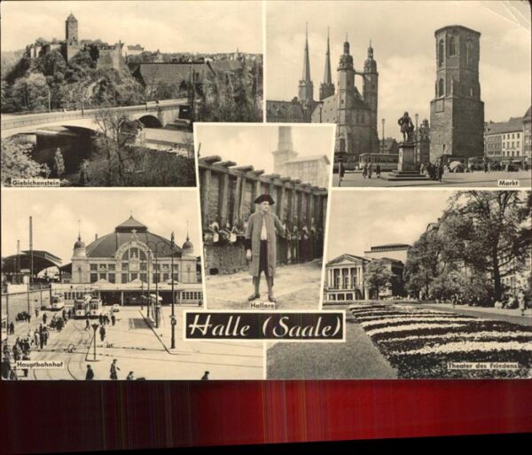 Halle Saale Markt Giebichenstein Hauptbahnhof Theat