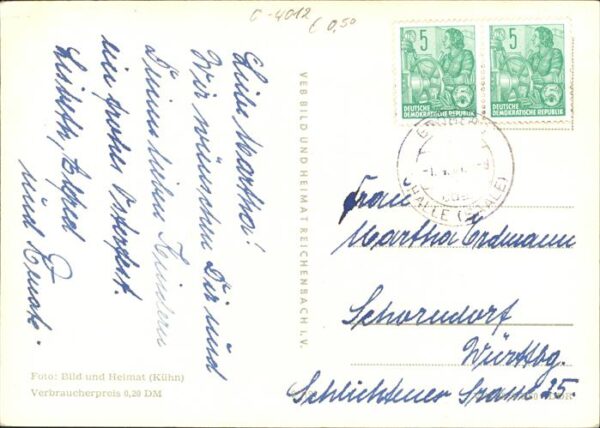 Halle Saale Markt Giebichenstein Hauptbahnhof Theat – Bild 2