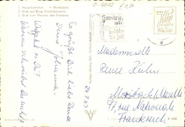 Halle Saale Hauptbahnhof Markt Burg Giebichenstein – Bild 2