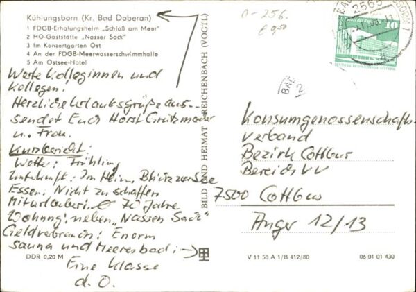 Kuehlungsborn Ostseebad FDGB-Erholungsheim Schloß am Meer HOG N – Bild 2
