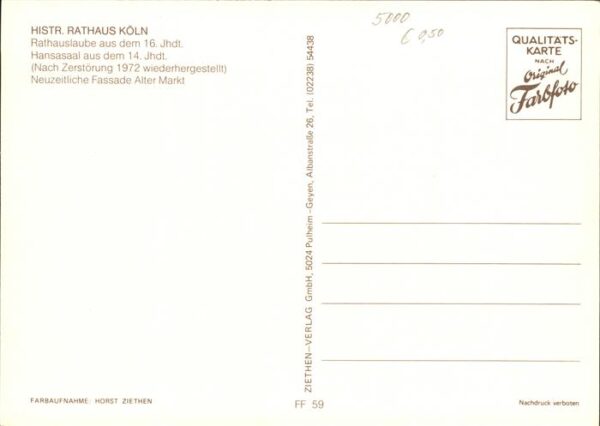 Koeln Rhein Rathaus – Bild 2