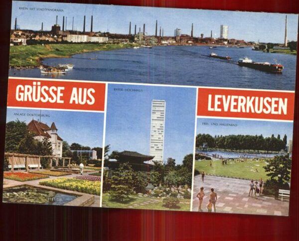 Leverkusen Bayer-Hochhaus Anlage Doktorsburg Freib