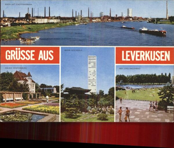Leverkusen Freibad Bayer-Hochhaus Anlage Doktorsbu