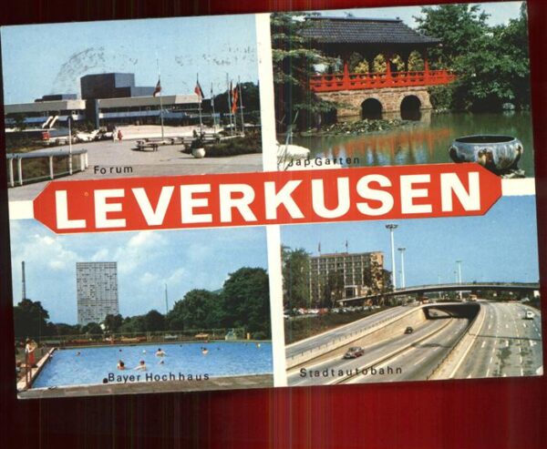 Leverkusen Forum Jap. Garten Bayer-Hochhaus Stadta