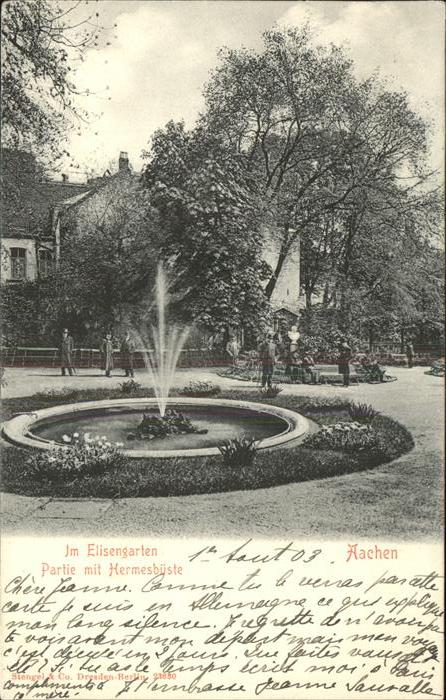 Aachen Im Elisengarten Hermesbüste