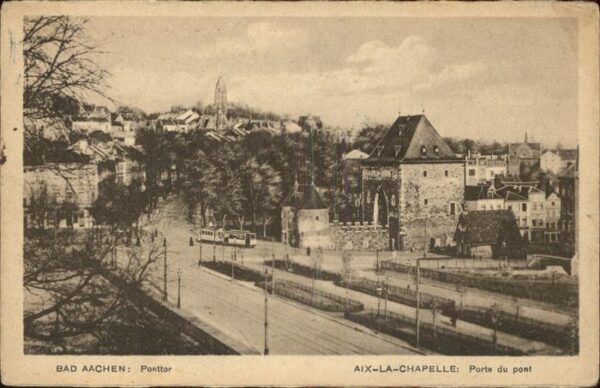 Aachen Ponttor Straßenbahn