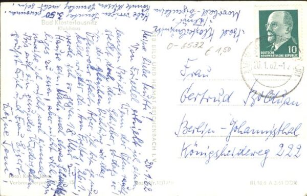 Bad Klosterlausnitz Klubhaus – Bild 2