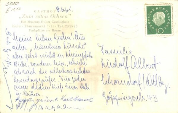 Koeln Rhein Gasthof Zum roten Ochsen – Bild 2
