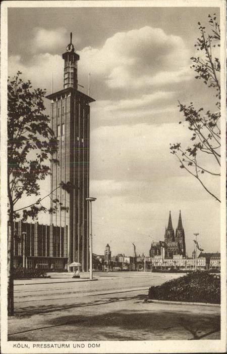 Koeln Rhein Pressaturm Dom