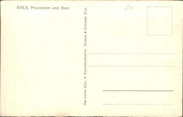 Koeln Rhein Pressaturm Dom – Bild 2
