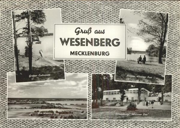 Wesenberg Mecklenburg Großer Labussee Kleiner Weisser See Str