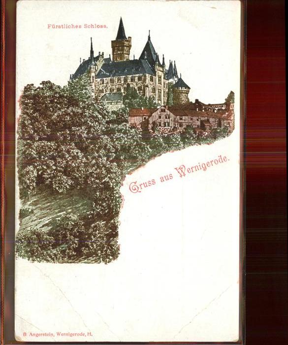 Wernigerode Harz Fürstliches Schloss