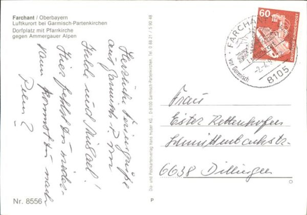 Farchant Dorfplatz Pfarrkirche Ammergauer Alpen – Bild 2
