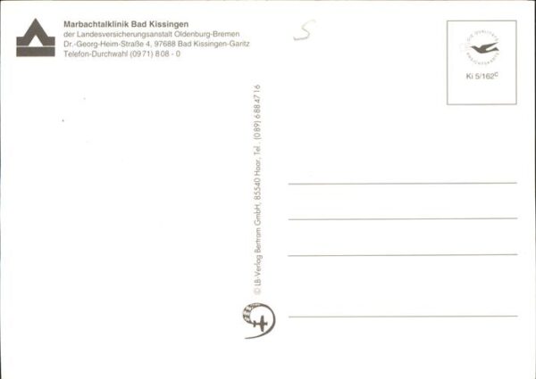 Garitz Bad Kissingen Marbachtalklinik Landesversicherungsans – Bild 2