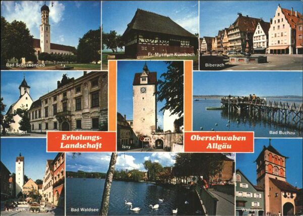 Isny Allgaeu Erholungslandschaft Oberschwaben Allgäu