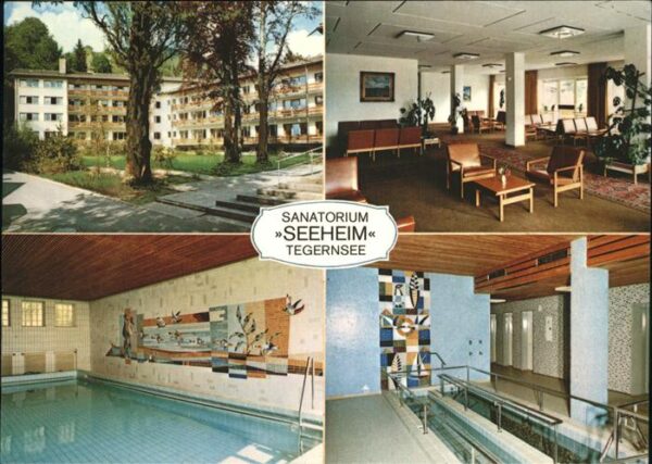Tegernsee Sanatorium Seeheim Innenhof Aufenthalts