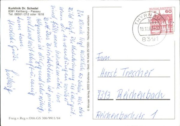 Kellberg Kurklinik Dr. Schedel Fliegeraufnahme – Bild 2